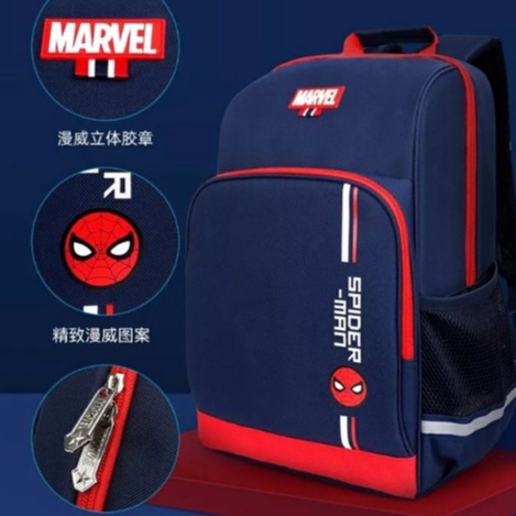 Tas Ransel Anak Laki laki Waterproof motif Marvel tas sekolah Anak TK SD SMP Ransel Import ransel tahan air kado ultah anak cowo