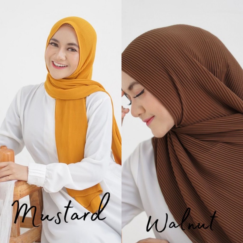 DISKON 50% PASHMINA FULL PLISKET 180x75 BABYDOLL PREMIUM /PASHMINA PLISKET LIDI / PLEATED SHAWL