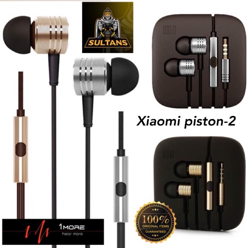 PROMO HANDSFREE XIAOMI PISTON 2 ORIGINAL FOR REDMI SMARTPHONE JACK 3.5MM EARPHONE ANDROID UNIVERSAL