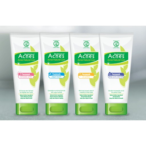 ACNES Natural Care Series Oil Control| Face Wash | Milk Cleanser | Toner | Whitening Cream by AILIN