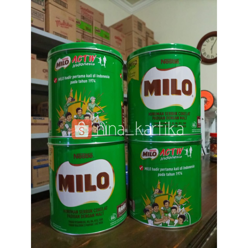 Milo Limited Edition / Milo Kaleng Bubuk / Milo Thin Limited Edition 800 Gr