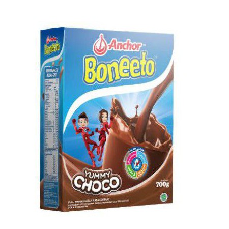 

Anchor Boneeto Susu Bubuk Hi-calcium Yummy Choco, Vanilla 685gr