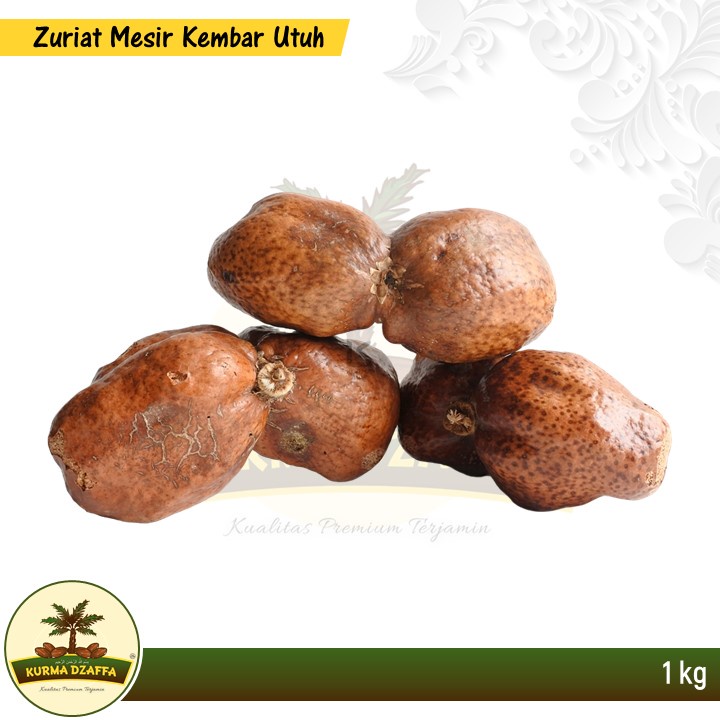 

Buah Zuriat Mesir Kembar Utuh/Zuriyat/Doum Promil 1 kg