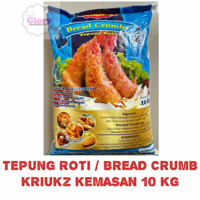 

BISA COD tepung roti / bread crumb kriukz 10 kg