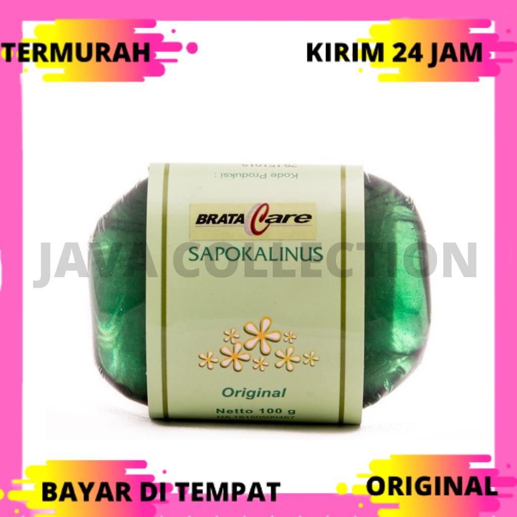 Sabun Hijau Sapokalinus Brata Care / sabun hijau antiseptik