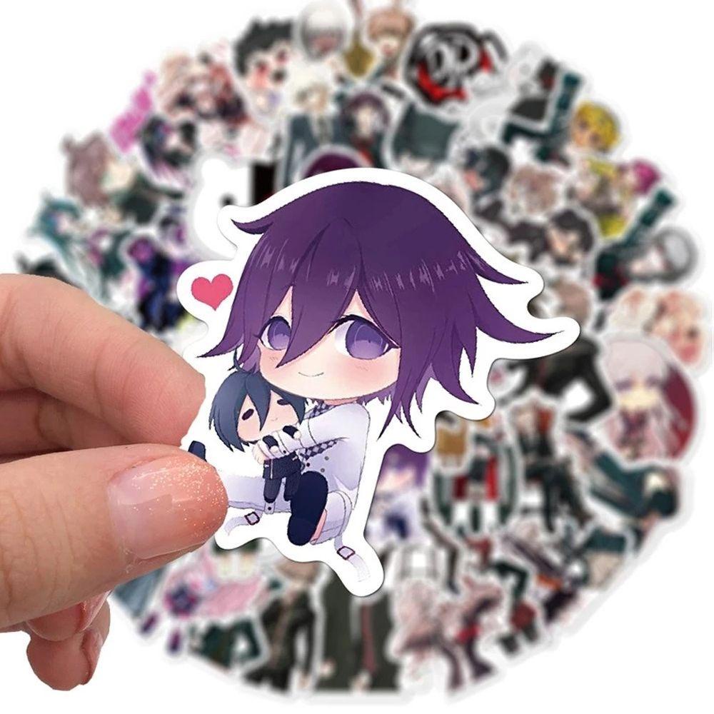 Agustina Danganronpa Stiker DIY Scrapbooking Mainan Anak Laptop Perekat Diri Kartun Ponsel Dekorasi Graffiti Stiker