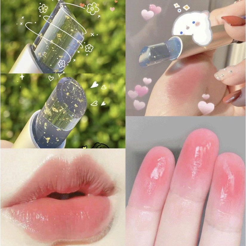 HANBOLI Lip Balm 24K Gold Princess Rose Oil Berubah Warna Bibir XX017