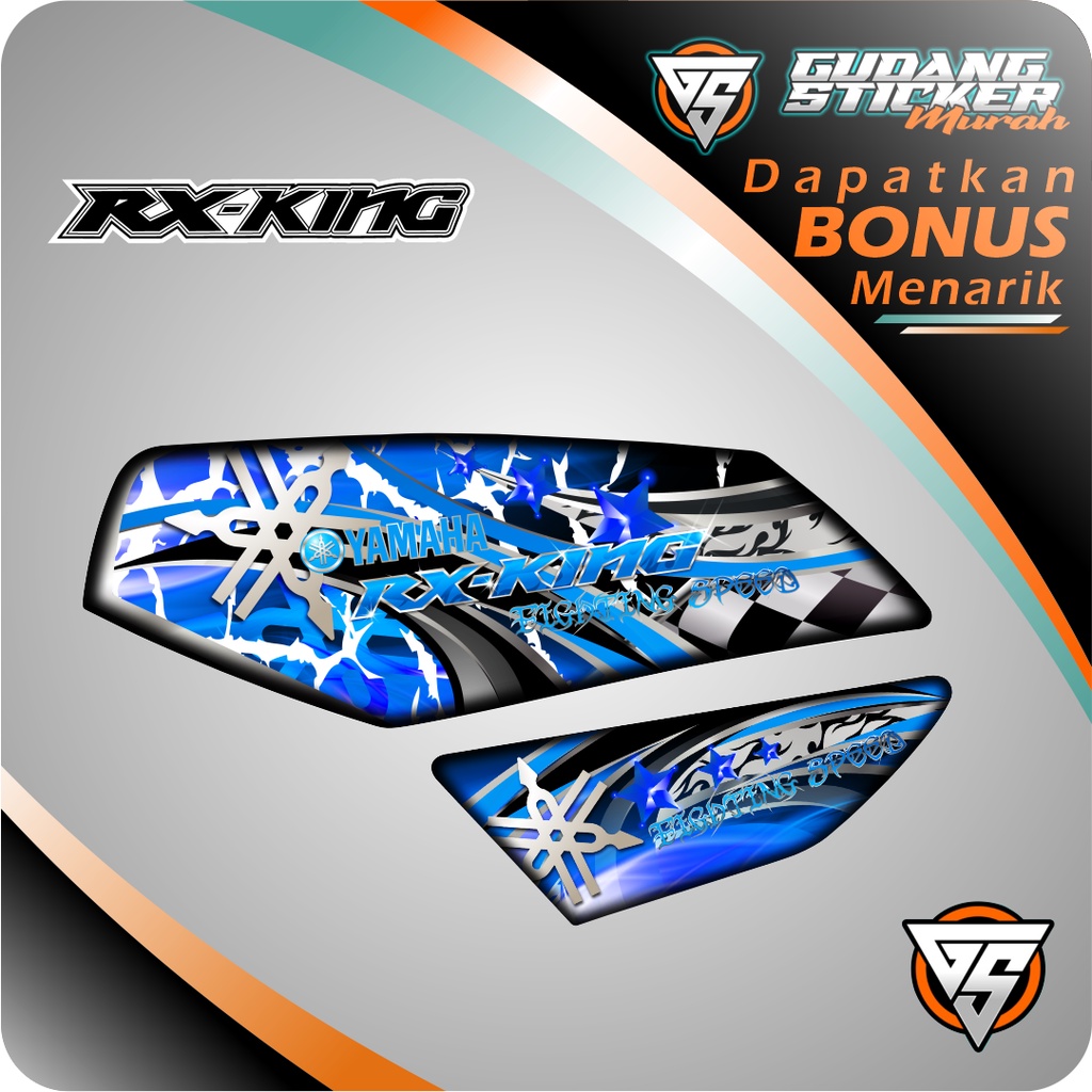 STRIPPING MOTOR RX KING YAMAHA AKSESORIS SEPEDA MOTOR