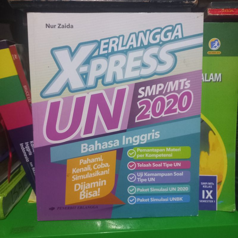 BEKAS ERLANGGA XPRESS UN SMP 2020 BAHASA INGGRIS