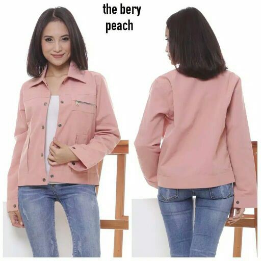 Jaket Wanita Korean Style Bahan Cotton Fleece