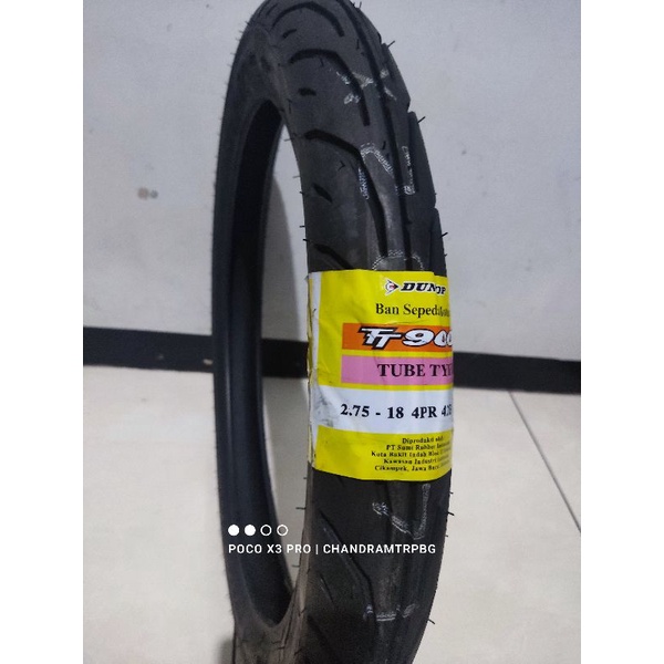 Ban Dunlop TT900 275 ring 18 ori