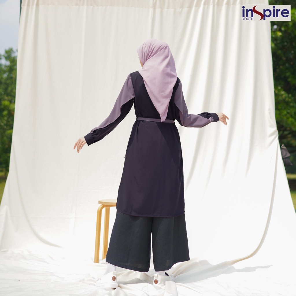 Inspire ITU 46 Atasan Tunik Bahan Carina Casual Outfit Baju Wanita Muslimah Polos