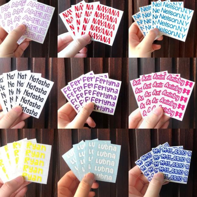 

Modern!>!!>.354PX Cutting sticker label nama vinyl decal oracal - WARNA BIASA