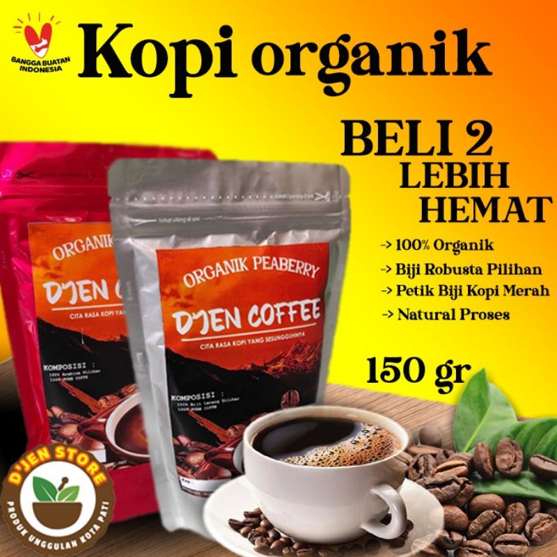 

Kopi bubuk Lanang dan arabika 100% Organik