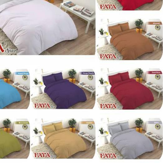 ♦ FATA - Sprei Polos Jacquard Embos Single Size 100x200 / 90x200 ✭