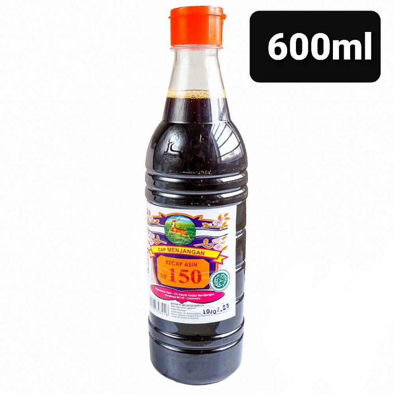 

Kecap Asin 150 Cap Menjangan 600ml