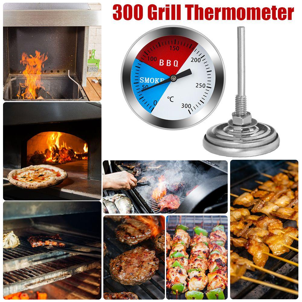 Populer Grill Thermometer Perlengkapan Rumah Stainless Steel Pengukur Suhu Oven