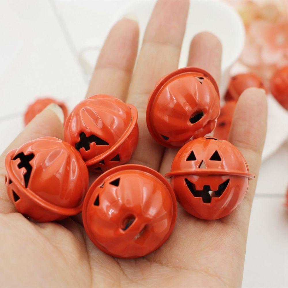 [Elegan] Halloween Decor Lucu 10pcs Hiasan Gantung Liontin Lonceng Angin Bahan Wajah Hantu Anak Hadiah