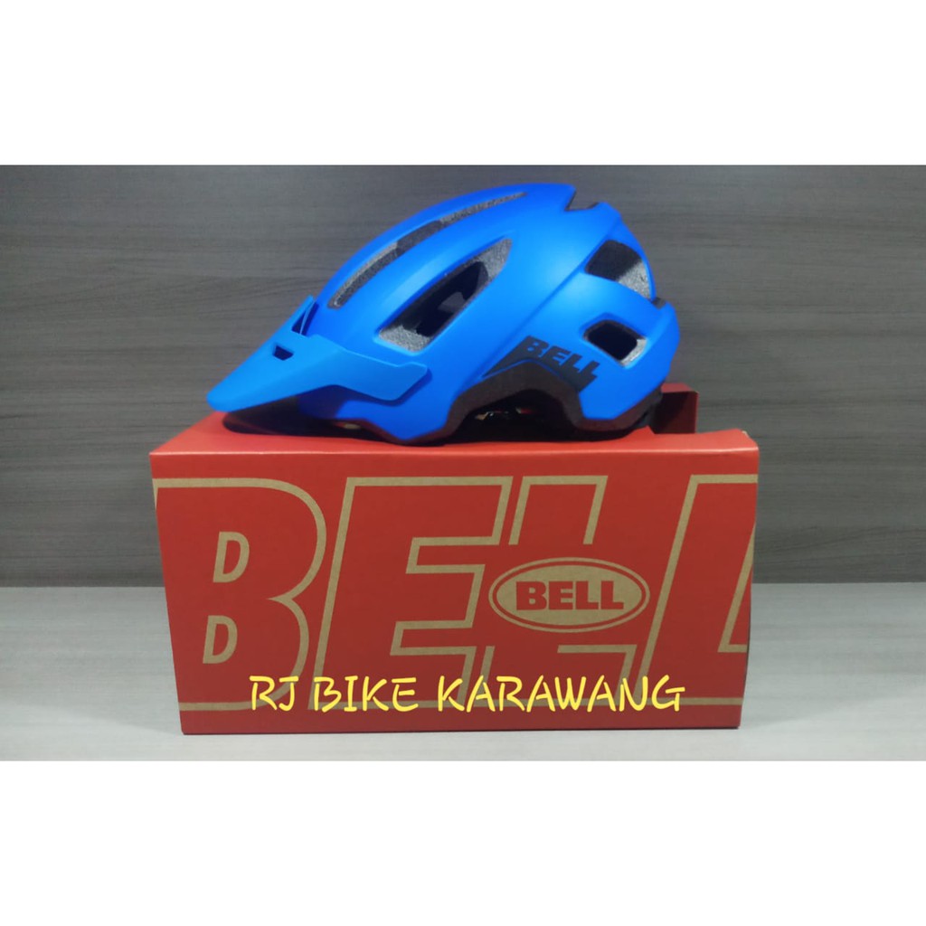 HELM SEPEDA BELL NOMAD BLUE BLACK