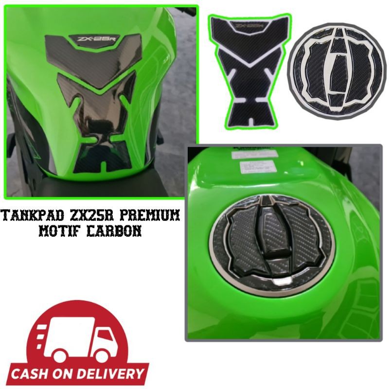 Tankpad ZX25R premium Motif carbon, Tankpad Ninja ZX25R