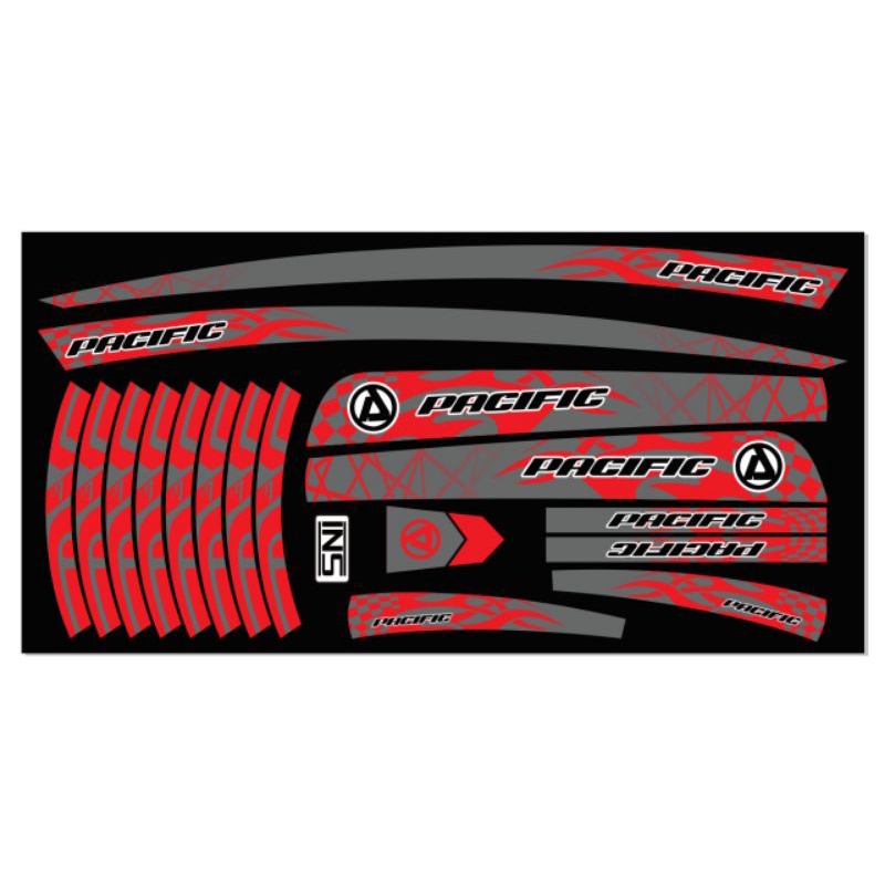 stiker sepeda lipat decal