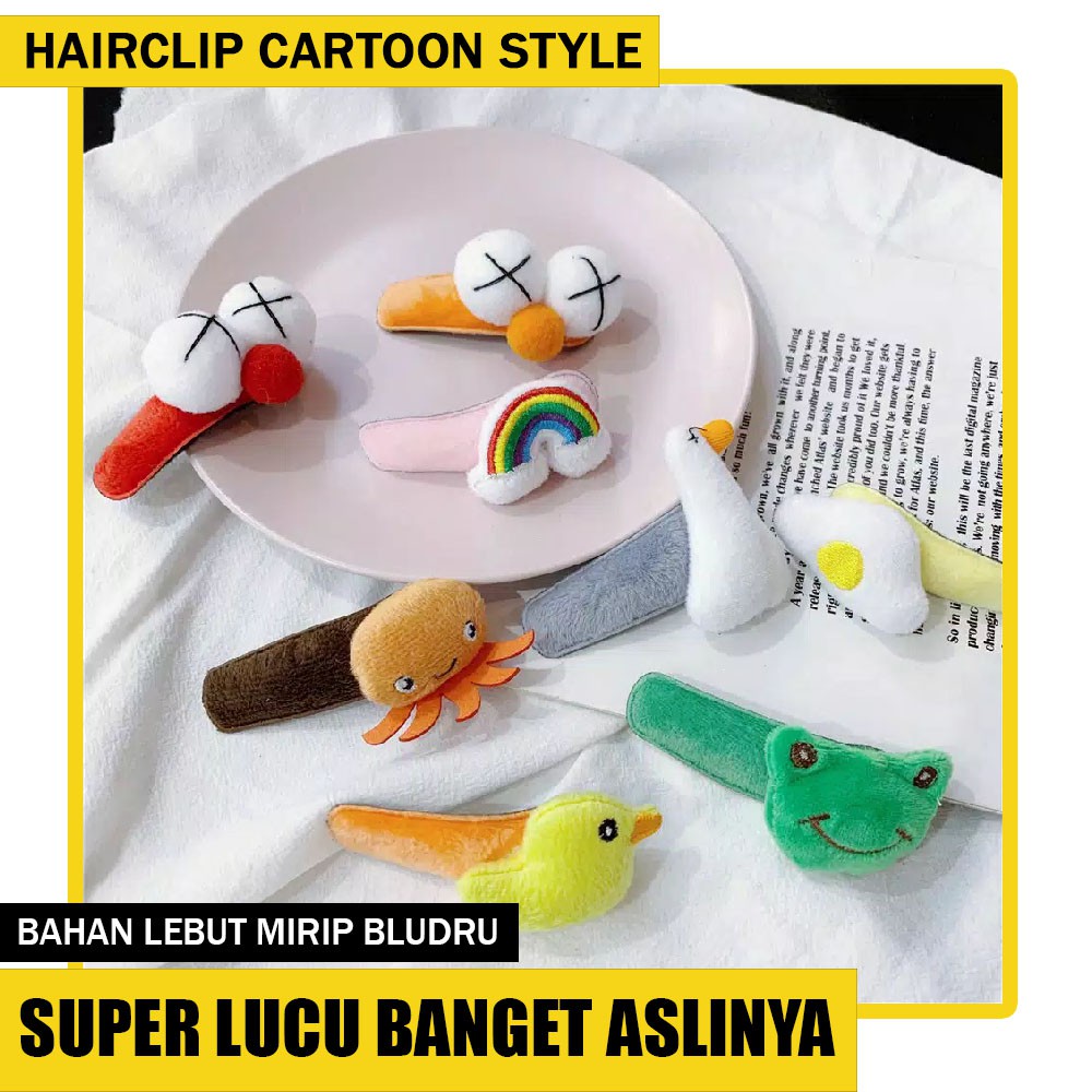 HAIRPIN JEPIT RAMBUT ANAK BLUDRU MODEL KARTUN AKSESORIS FASHION KOREA SURABAYA