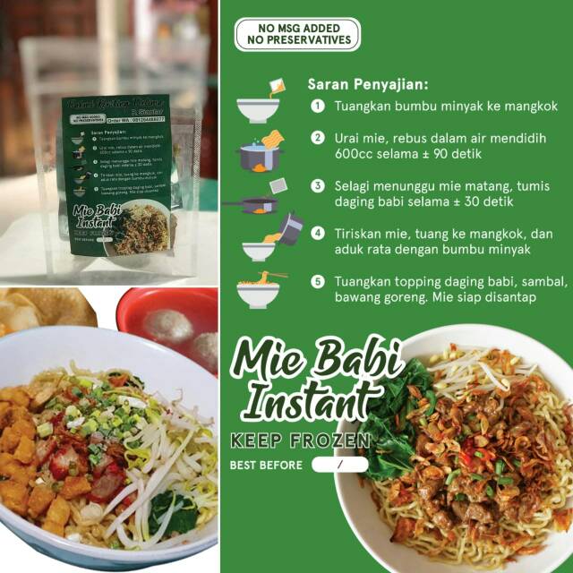 

Bakmie Keriting P. Siantar Delima Instant (FROZEN)