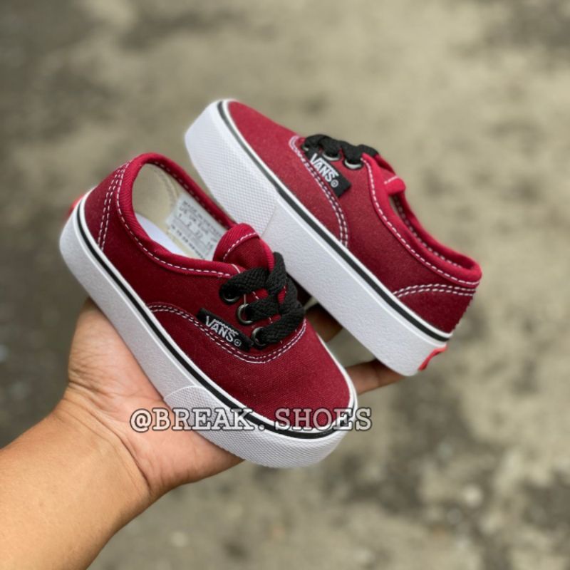 sepatu anak model tali maroon/navy pink sepatu anak laki dan perempuan