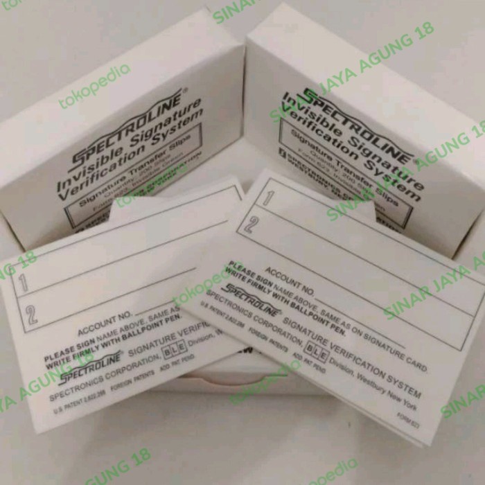 

Produk 1 Set Spectroline Dan Overlay Signature Berkualitas
