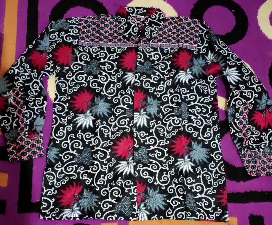 Kemeja Batik Pria Semi Sutra Sanwoz Puring Istimewa