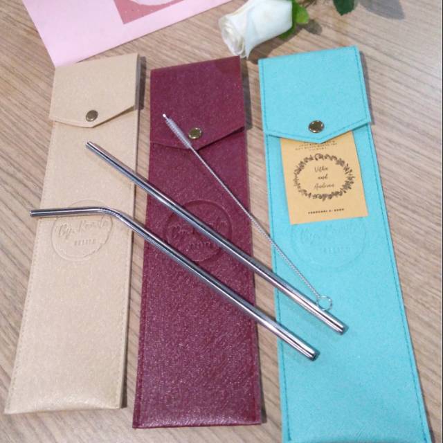Souvenir Sedotan Stainless Straw