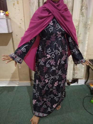 Gamis Batik Jumbo Manggar, Padi,sekar,cantik,kubis,kipas,daun,kupu,nadine,gendis,kawung,termurah