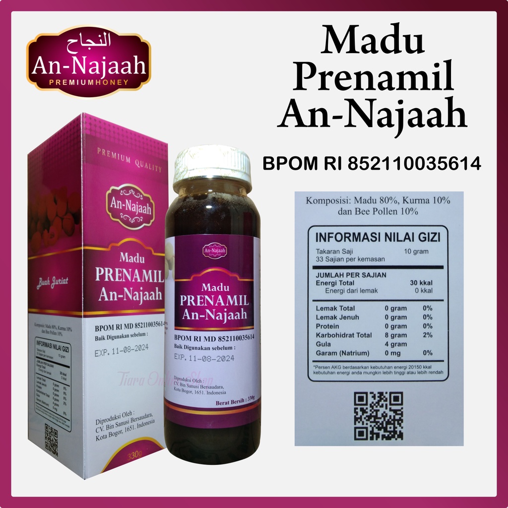 Madu Promil An Najaah | Madu Zuriat | Madu Promil Zuriat | Madu Suami Istri | Zuriat Promil | Madu Program Hamil | Gratis 1 tes pack