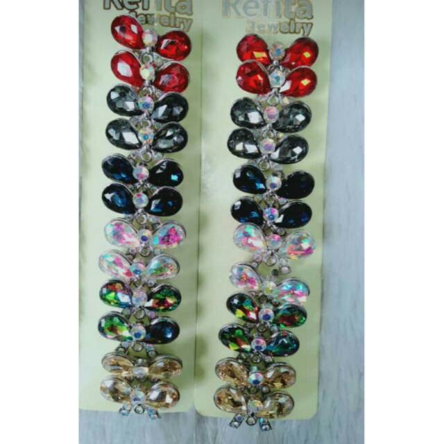 Bros dagu kristal 12pcs