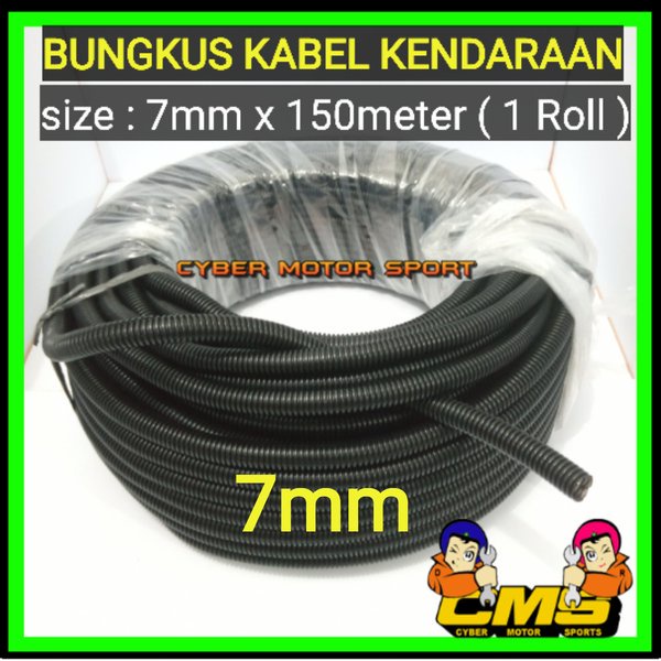 Pengaman Kabel Mobil motor standard safety. Bungkus kabel spiral.