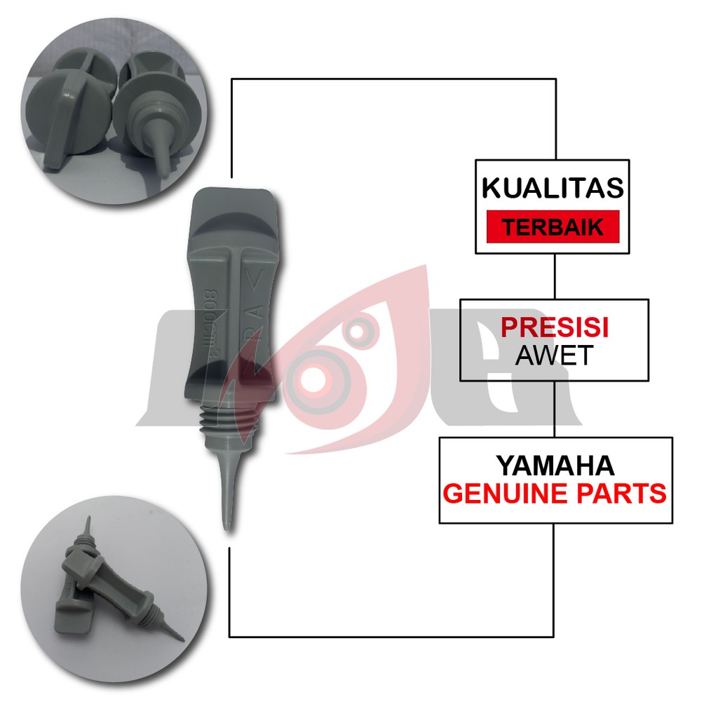 Tutup Oli Mesin Mio Fino Matic Karbu Lama 5TL-E5362-00 Yamaha Original