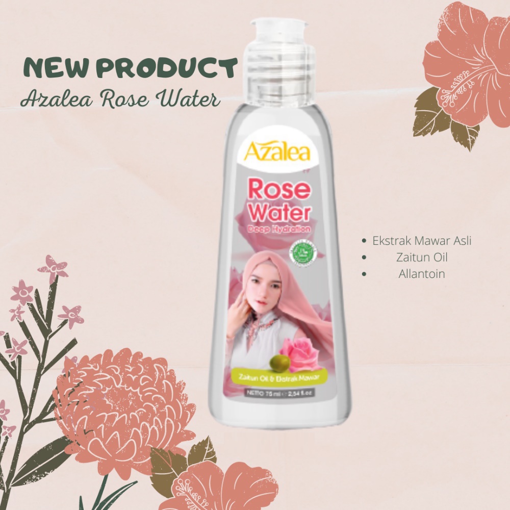 Azalea Deep Hydration Rose Water 75ml