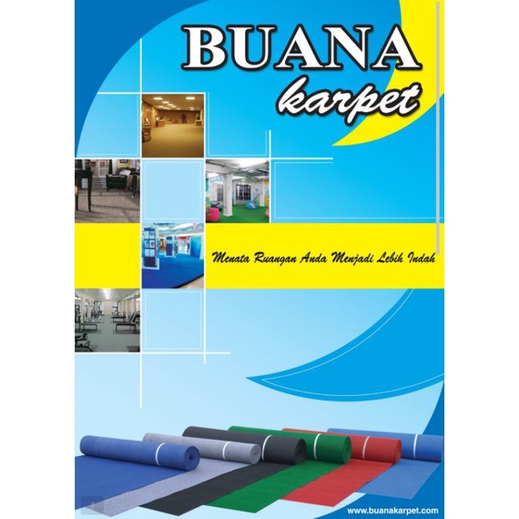 karpet bludru polos merk buana termurah