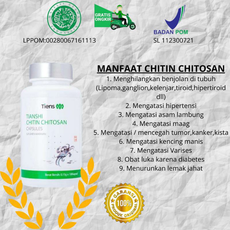 [BISA COD ] CHITIN CHITOSAN TIENS OBAT PENGHILANG BENJOLAN, BEKAS LUKA, KELOID, AMBIEN AMPUH HERBAL