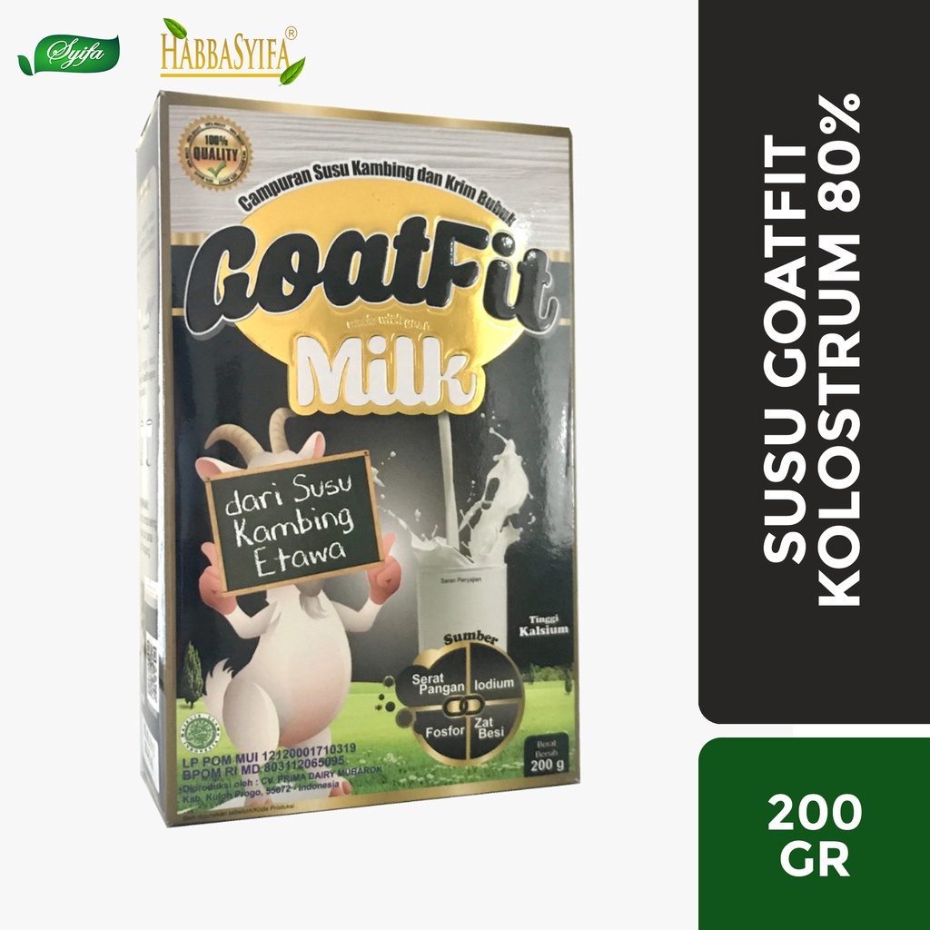 

Susu Kambing Goatfit Colostrum Susu Kambing Etawa Murni Kandungan Susu kambing 80%