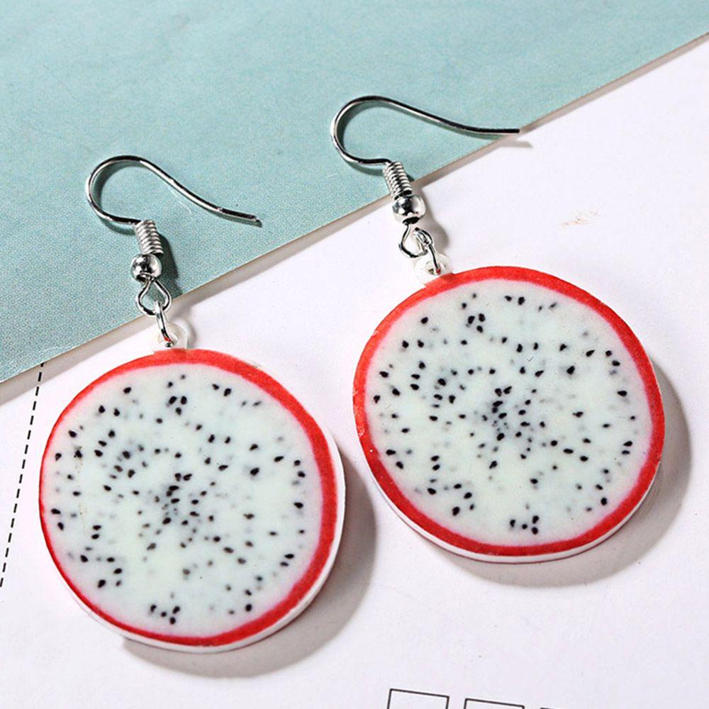 R-flower Fruit Earring Girl Hadiah Pesta Tomat Kiwi Jeruk Juntai