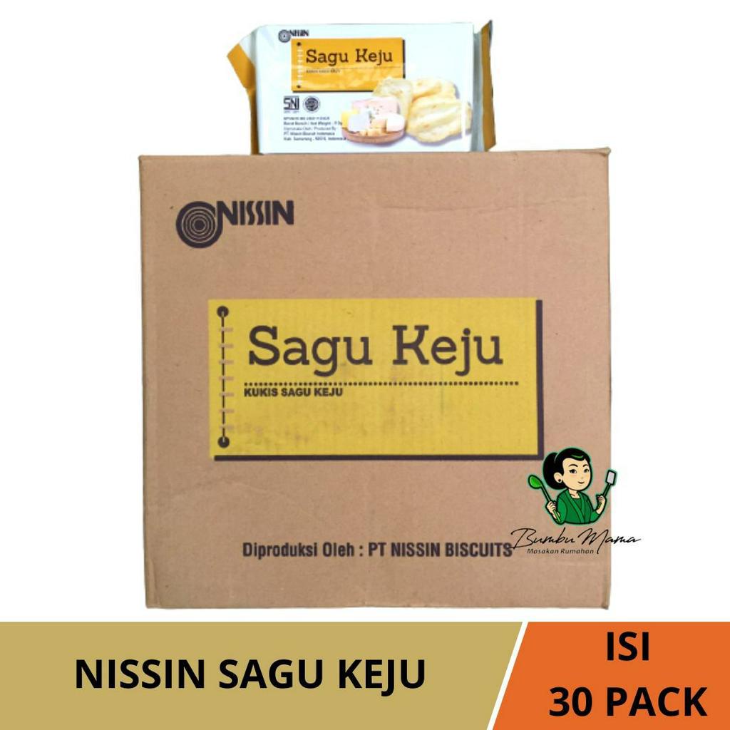 

Nissin Sagu Keju / Kukis Sagu Keju 110gr / 1 Karton isi 30 Packs