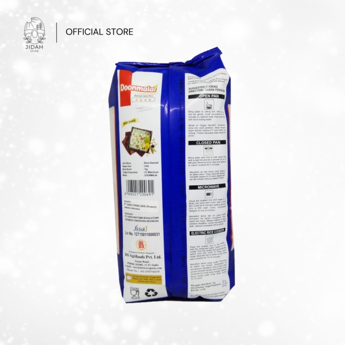 fs2011bb Beras Basmati 1Kg Grade A Premium Donmalai Sella Beras Kebuli Brasmati Sv012Ss