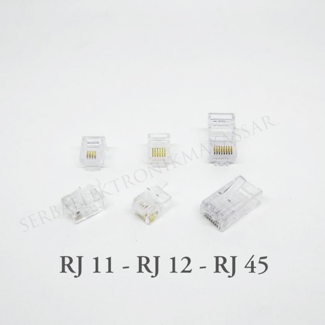 Connector Jack Konektor Plug Internet RJ-45 Commscope