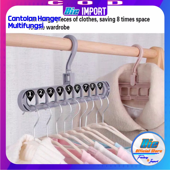 Cantolan Hanger Multifungsi Impor Best Seller