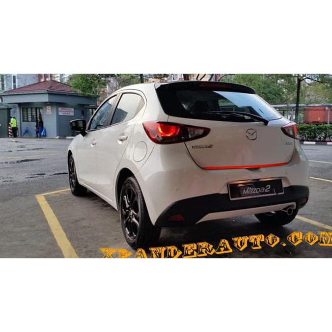 Open Ds Mazda 2 Tailgate Reflector Reflektor Pintu Bagasi Super Red Mantul 3Th