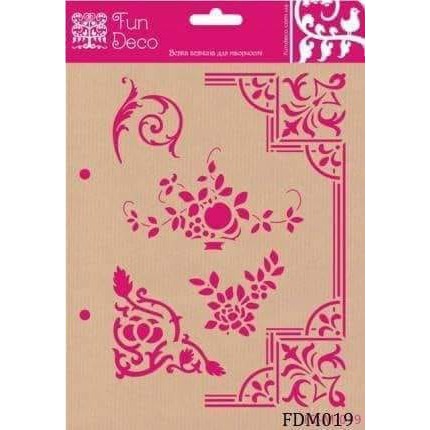 

Fun Deco Stencil ~ FDM019