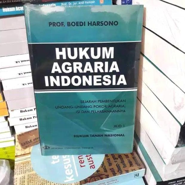 

BUKU HUKUM AGRARIA INDONESIA JILID 1 BY BUDI HARSONO TERMURAH