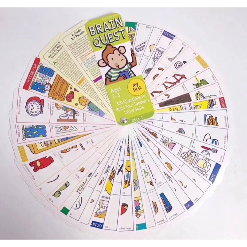 The whole set of brain quest toddler edition