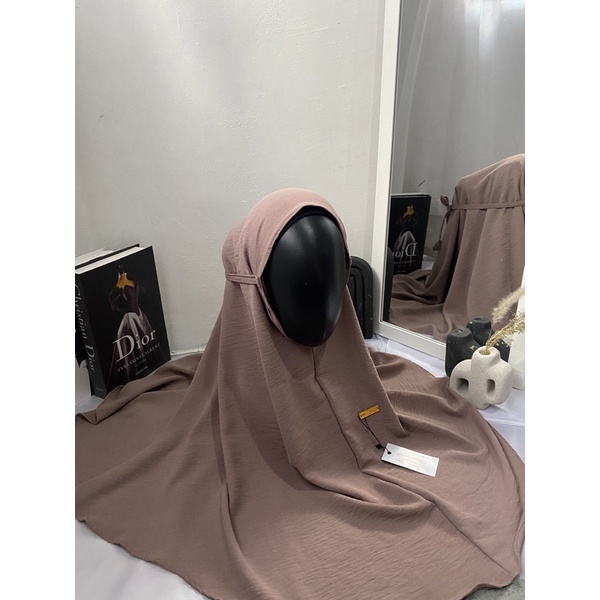 QORY BERGO HIJAB INSTAN ELEGANT bergo instan crinkle airflow kerudung bergo maryam